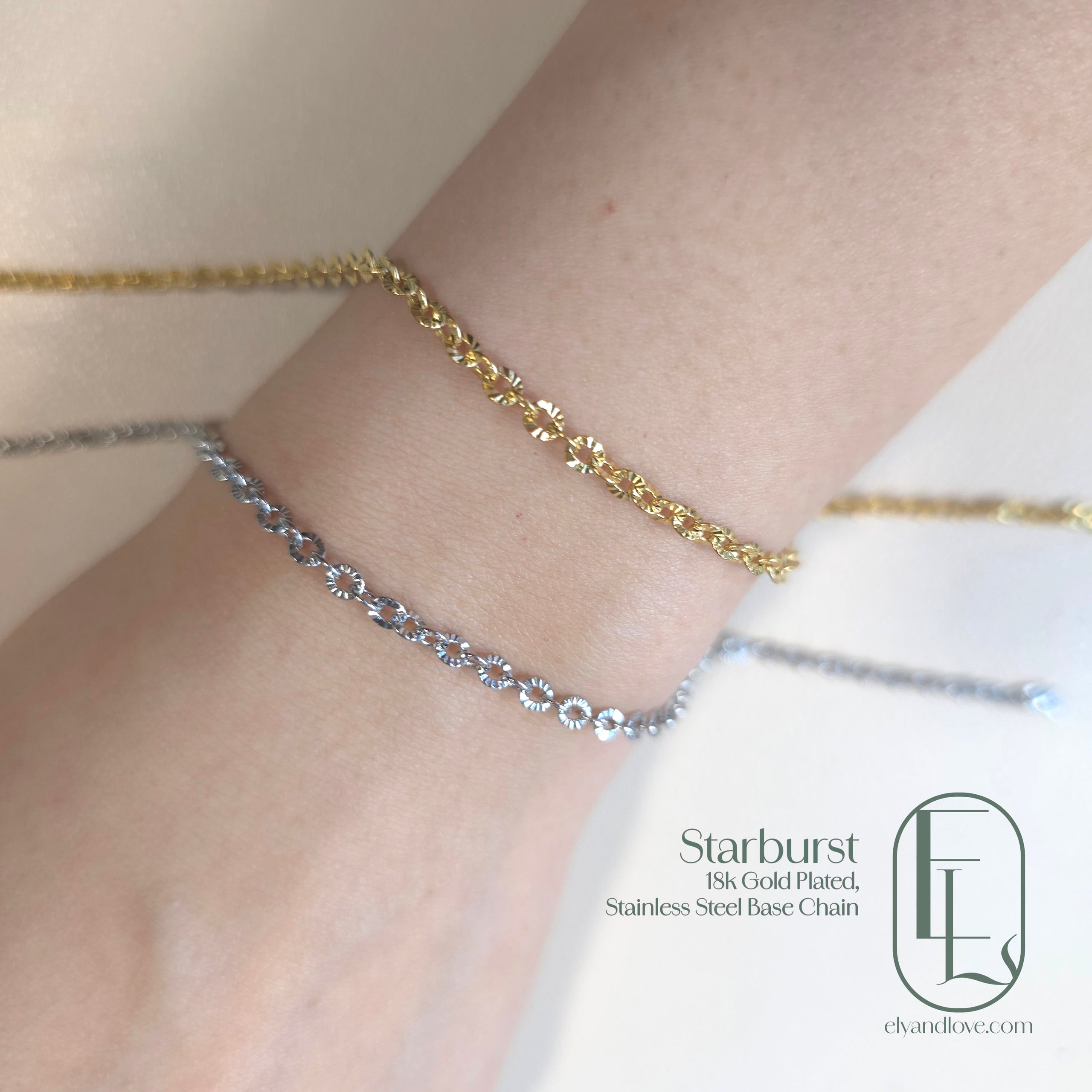 Stainless Steel Starburst on sale Bracelet